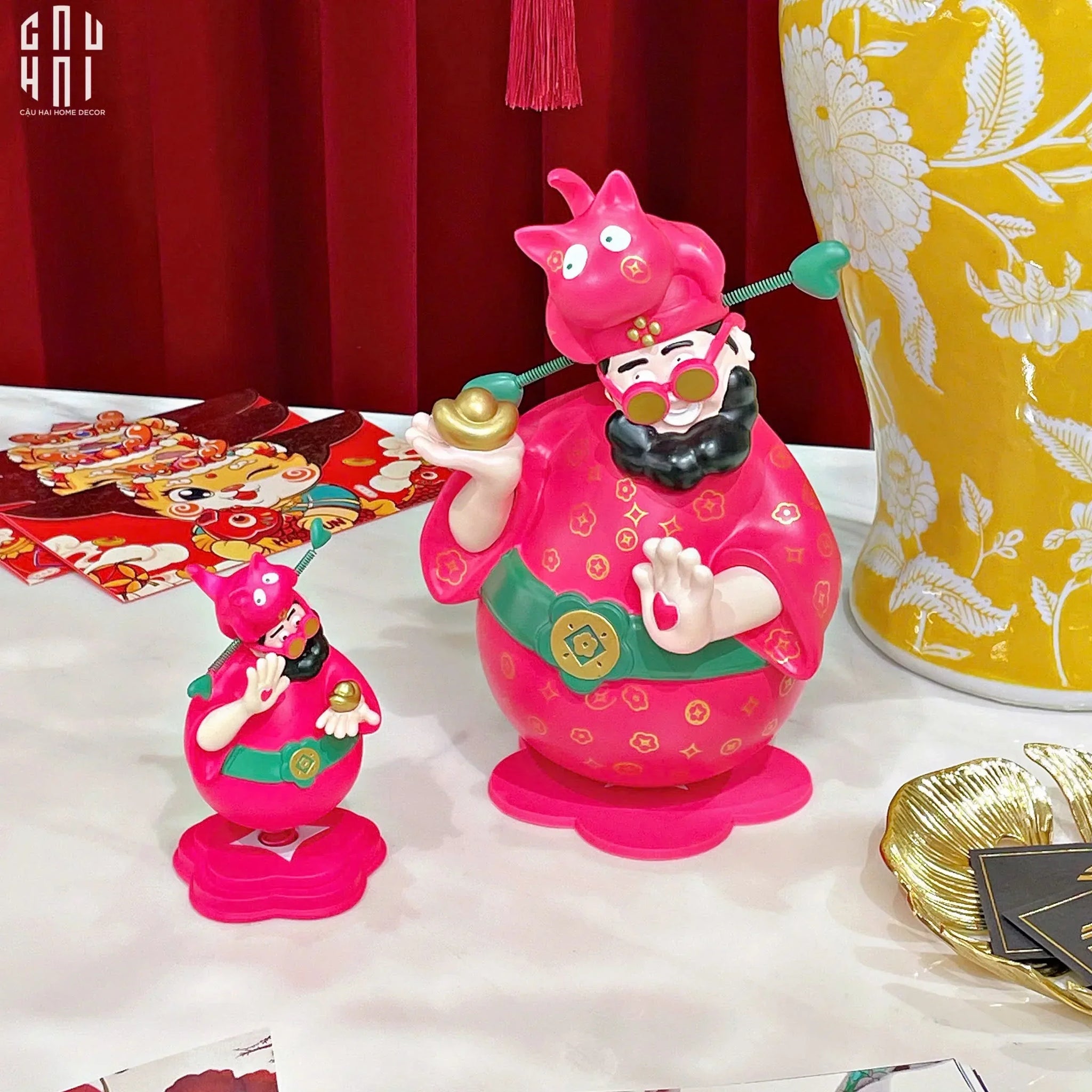 Tết Couture - Tượng Fabulous Money God H10/H20 - Prestige Class Collection Ss26-TƯỢNG TRANG TRÍ-CẬU HAI HOME DECOR