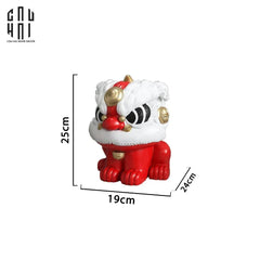 Tết Couture - Tượng Kim Lân Hoàng Kỳ 25-TƯỢNG TRANG TRÍ-CẬU HAI HOME DECOR