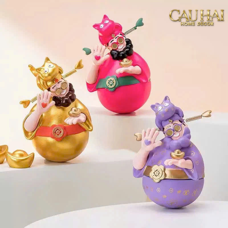 Tết Couture - Tượng Kim Thần Tài Hí Lộc - CẬU HAI HOME DECOR