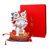Tết Couture - Gift Set Tượng Mèo Kim Lân Song Hỷ - Vượng Tài-TƯỢNG TRANG TRÍ-Đối tác tại Trung Quốc theo từng đơn đặt hàng-CẬU HAI HOME DECOR