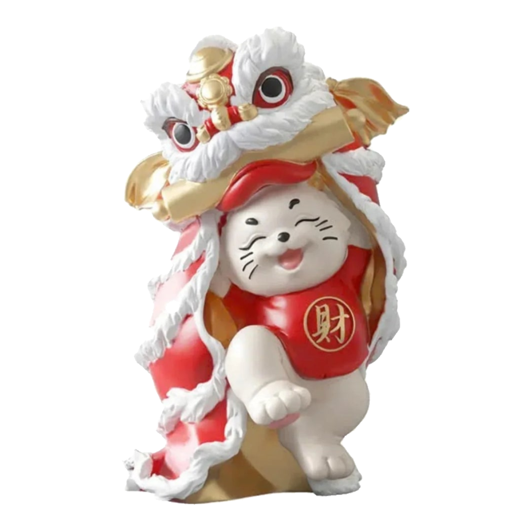 Tết Couture - Tượng Mèo Tam Kim Lân H75