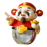 Tết Couture - Tượng Thần Tài Quả Cầu Pha Lê Cristalleries Bonheur · Deity of Fortune