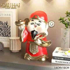 Tết Couture - Tượng Thần Tài Kim Tinh Tụ Bảo-TƯỢNG TRANG TRÍ-CẬU HAI HOME DECOR
