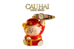 Tết Couture - Tượng Thần Tài Phúc Mãn Đường - Key Holder Figurines-CẬU HAI HOME DECOR