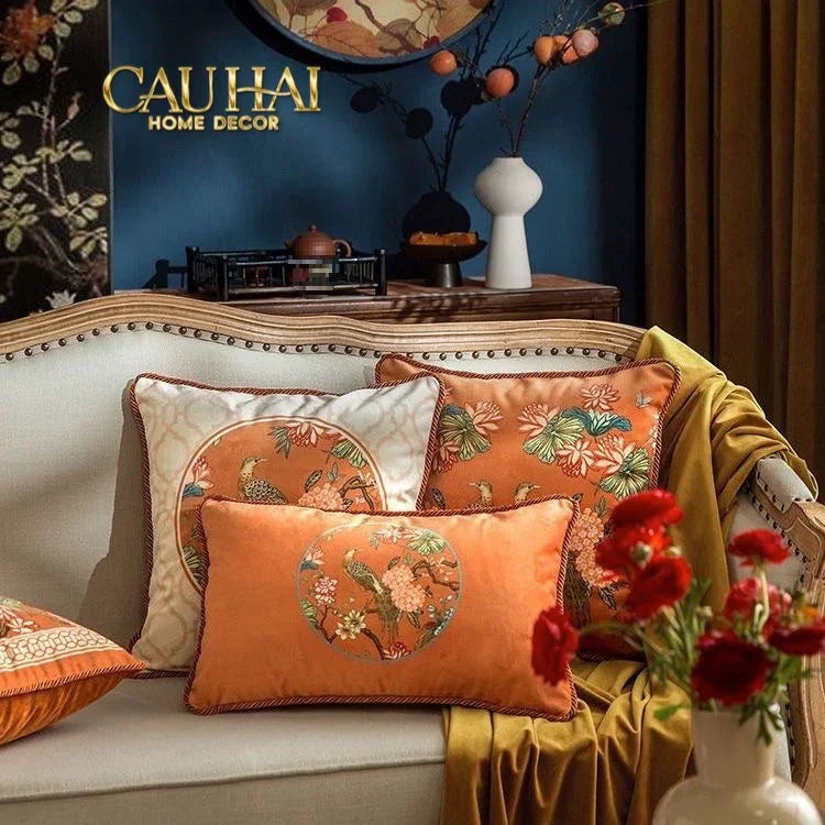 tet-couture-vo-goi-nhung-cam-heirloom-bird-of-dynasty-45-vo-goi-cau-hai-home-decor-7 - CẬU HAI HOME DECOR