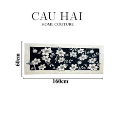Thảm Bed Dệt Kim 60X160 Nocturne Florale-CẬU HAI HOME DECOR