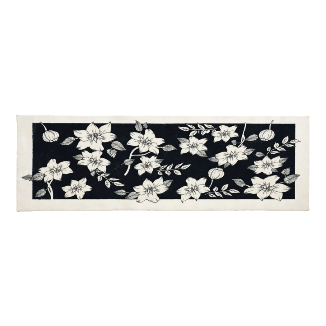 Thảm Bed Dệt Kim 60X160 Nocturne Florale