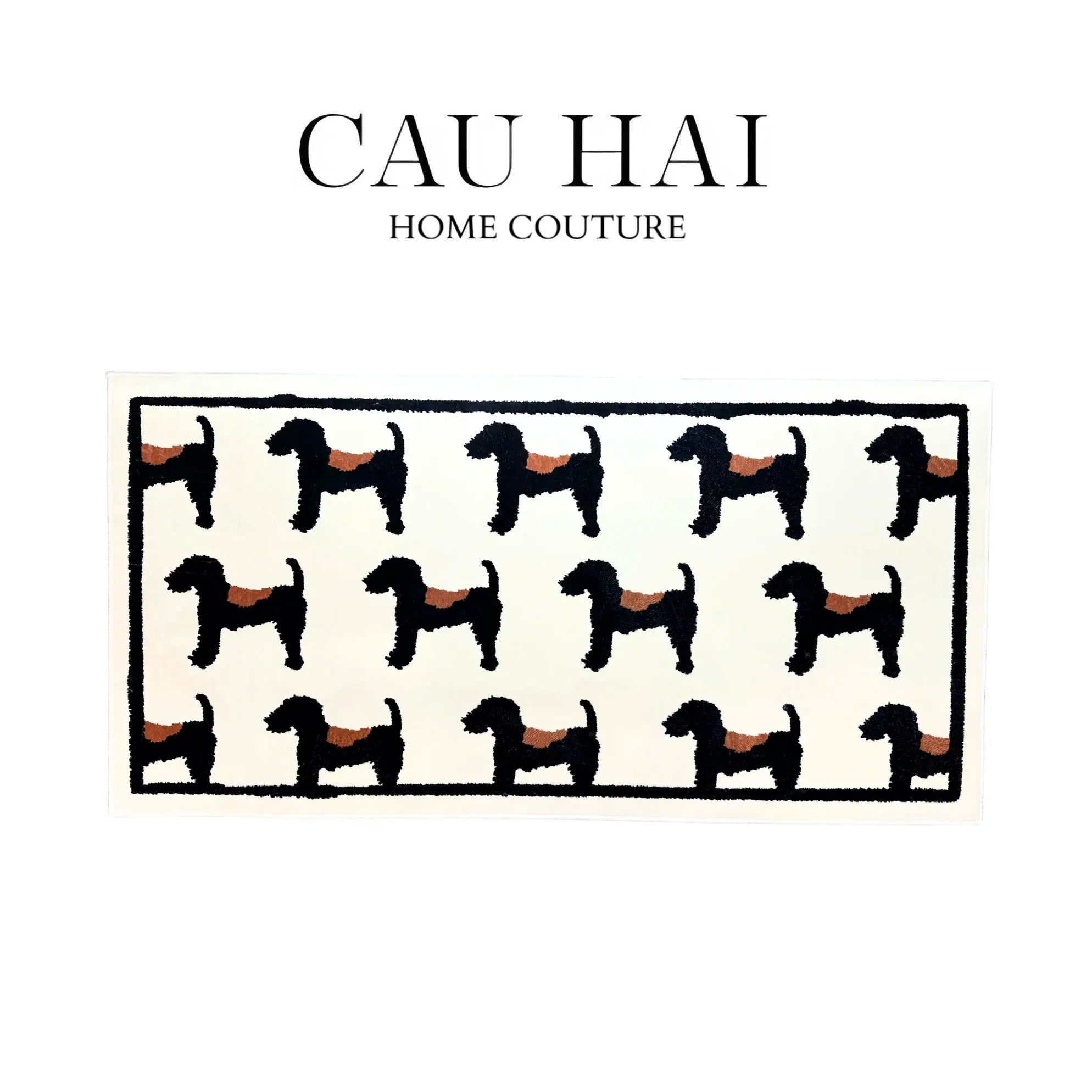 Thảm Bed Dệt Kim 80X160 - Noble Caniche - Bed Carpet - CẬU HAI HOME DECOR