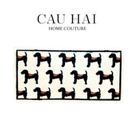 Thảm Bed Dệt Kim 80X160 - Noble Caniche - Bed Carpet-THẢM TRÒN - THẢM BED-CẬU HAI HOME DECOR
