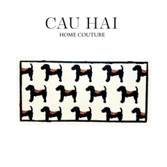 Thảm Bed Dệt Kim 80X160 - Noble Caniche - Bed Carpet-THẢM TRÒN - THẢM BED-CẬU HAI HOME DECOR