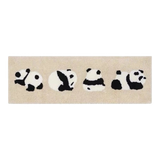 Thảm Bed Dệt Kim 80X160 - Panda Parade