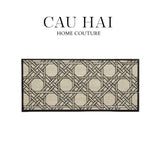 THẢM BED LEN 60x160 CANNAGE D.O IVORY