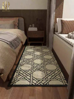 Thảm Bed Len Đan Sợi Vòng 60X160 Cannage D.O D'Ivoire-THẢM TRÒN - THẢM BED-CẬU HAI HOME DECOR
