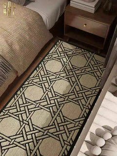 Thảm Bed Len Đan Sợi Vòng 60X160 Cannage D.O D'Ivoire-THẢM TRÒN - THẢM BED-CẬU HAI HOME DECOR