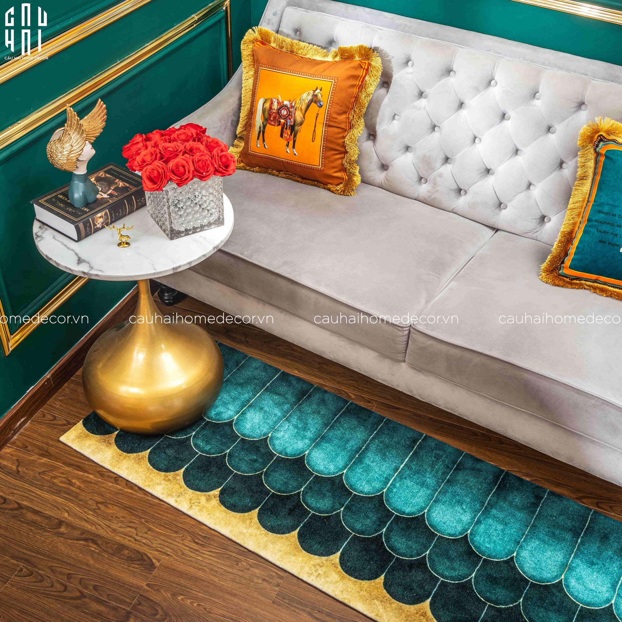 THẢM BED MIST 60X160 CM-CẬU HAI HOME DECOR