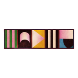 Thảm Bed Nhung Bỉ 80X160 - Popart Geometric
