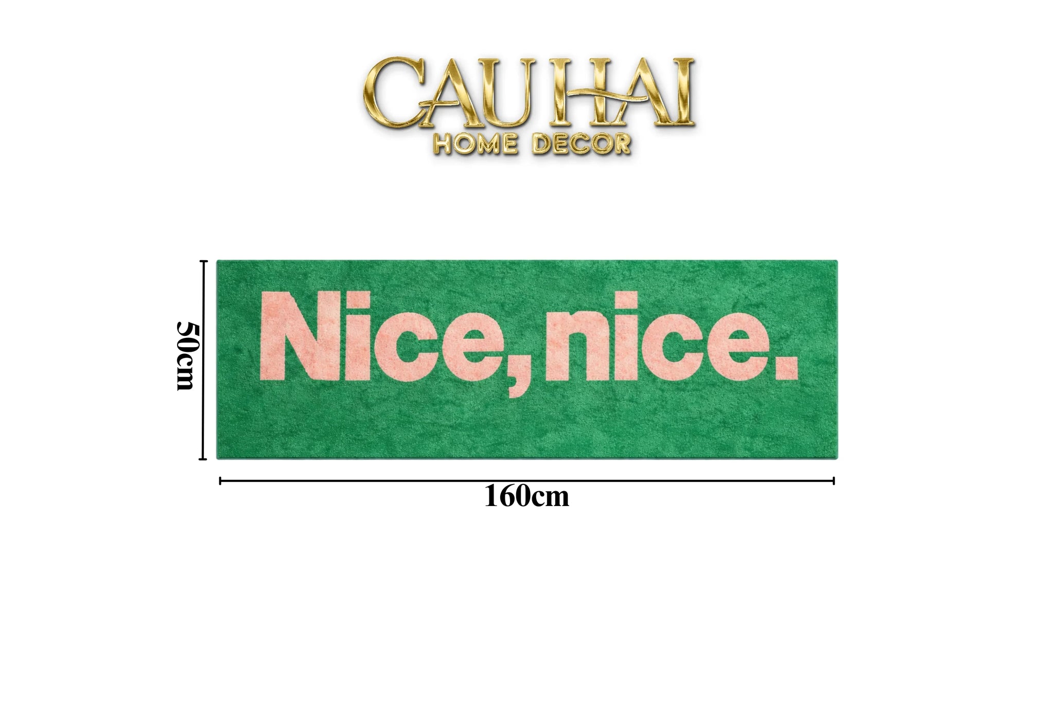 Thảm Bed Sợi Dệt 50X160 - Nice & Nice-CẬU HAI HOME DECOR