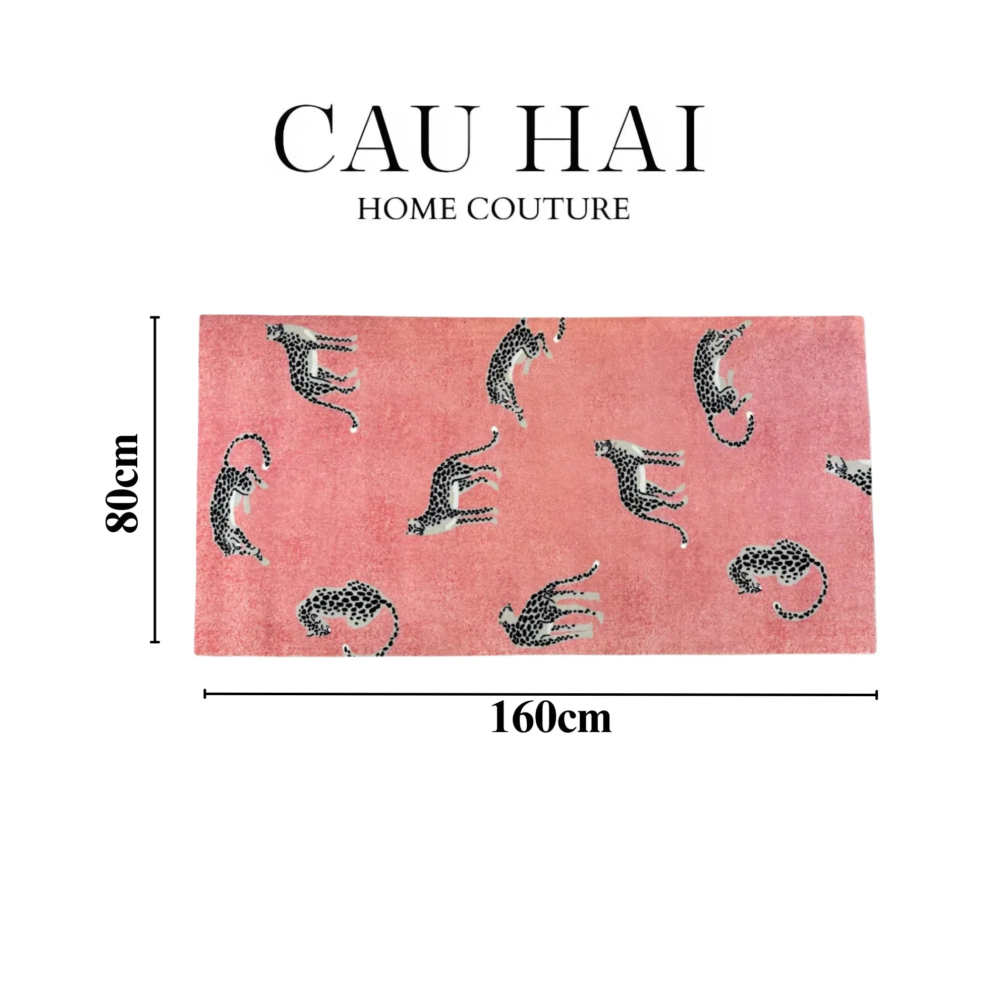 Thảm Bed Sợi Poly Plush™ 80X160 Pink Panther-THẢM TRÒN - THẢM BED-CẬU HAI HOME DECOR