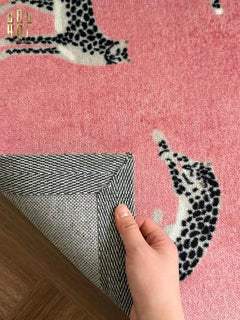 Thảm Bed Sợi Poly Plush™ 80X160 Pink Panther-THẢM TRÒN - THẢM BED-CẬU HAI HOME DECOR