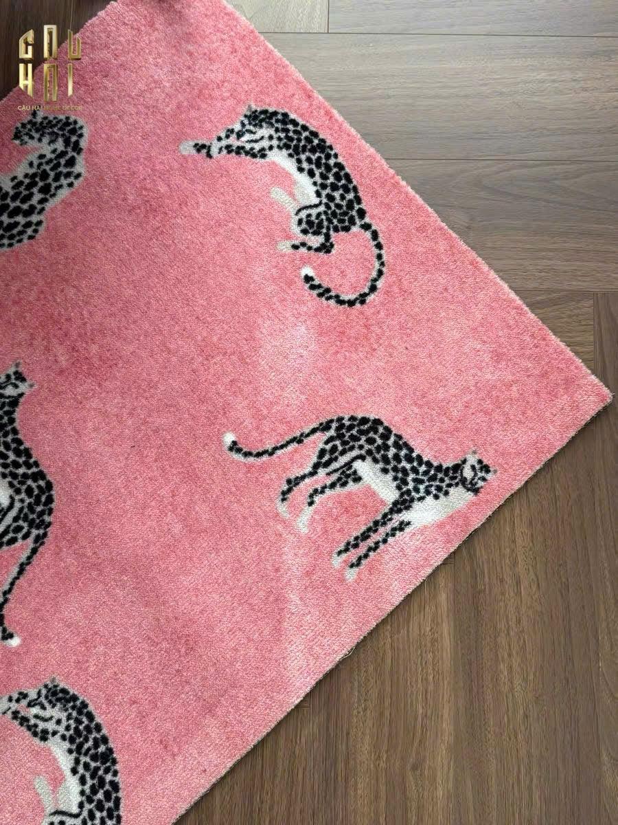 THẢM BED SỢI POLY PLUSH™ 80X160 PINK PANTHER
