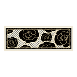 Thảm Bếp Da 45X150  Black Roses Spell In Bloom