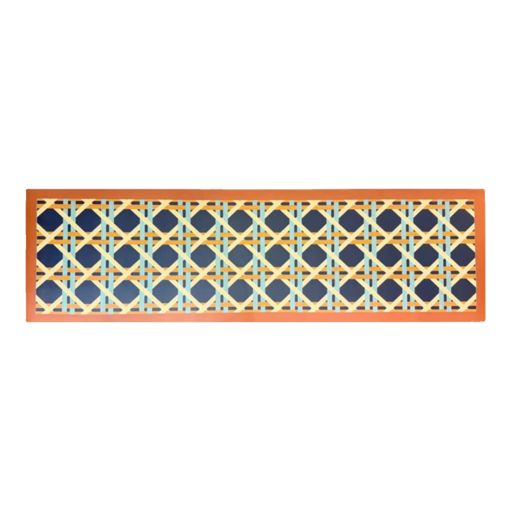 Thảm Bếp Da Cao Cấp -  Water & Oil Repellent 45X150 - Amber Cannage