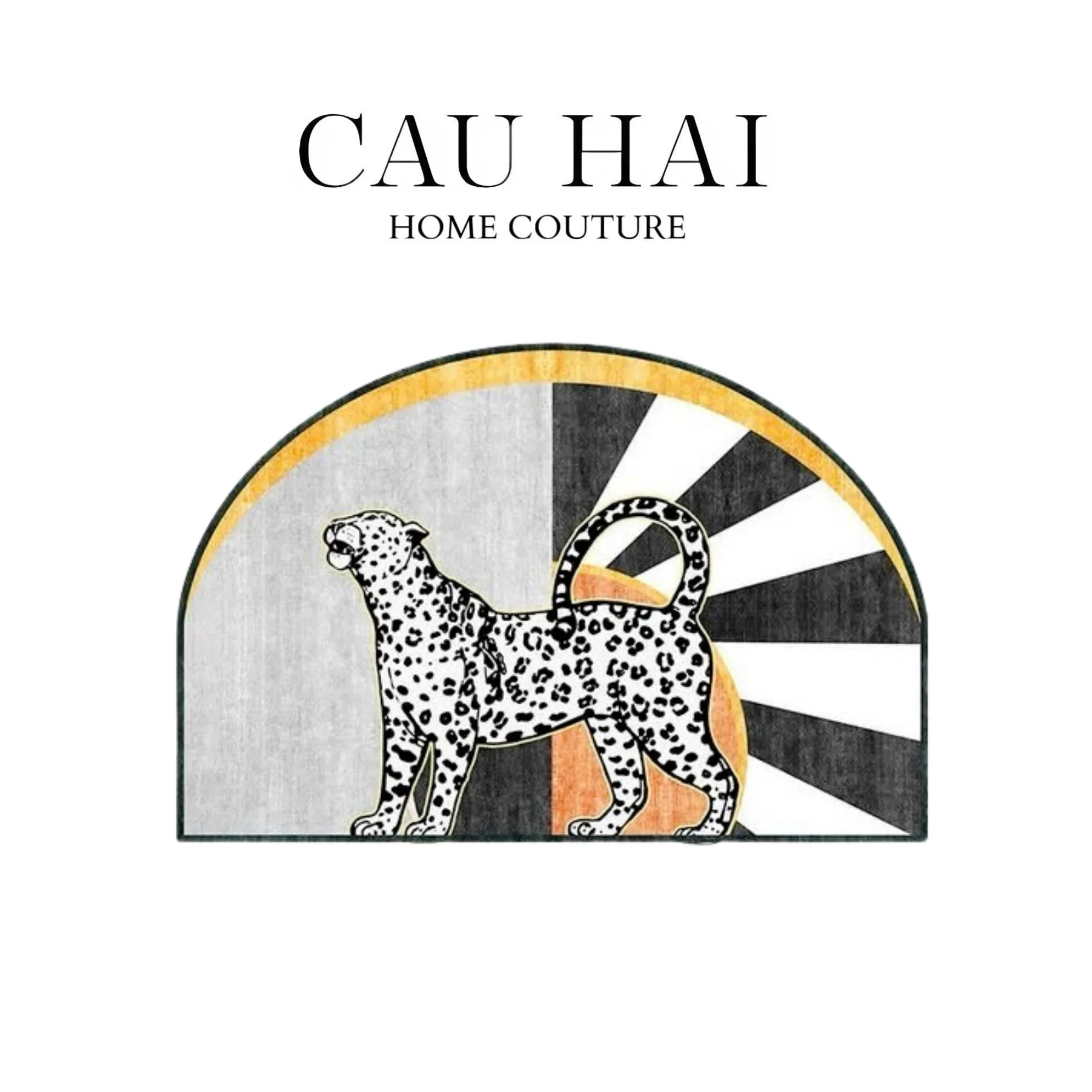 Thảm Cửa 60X90 - La Panthère Impériale - CẬU HAI HOME DECOR