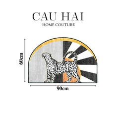 Thảm Cửa 60X90 - La Panthère Impériale-THẢM CỬA-CẬU HAI HOME DECOR