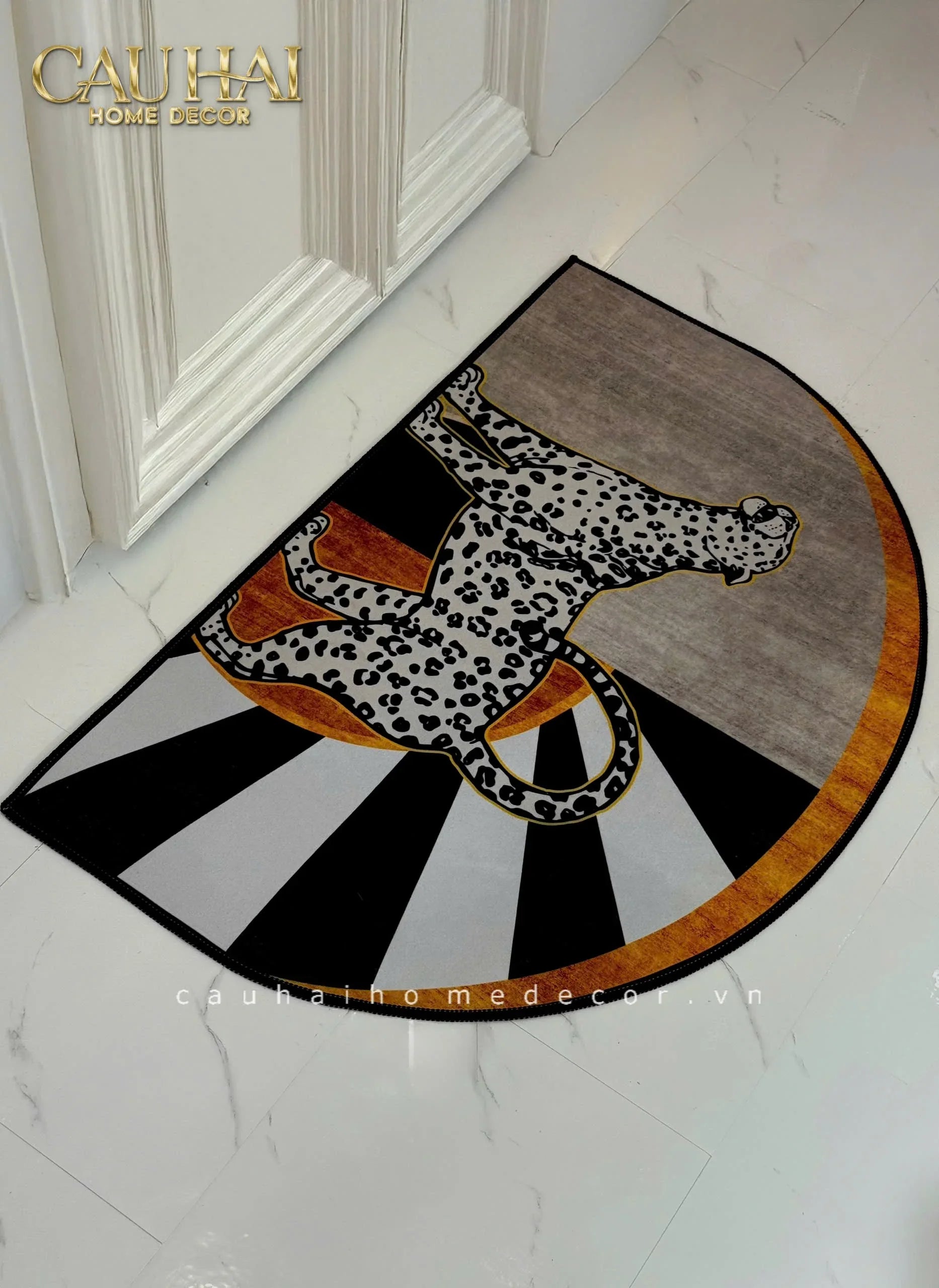 Thảm Cửa 60X90 - La Panthère Impériale-CẬU HAI HOME DECOR