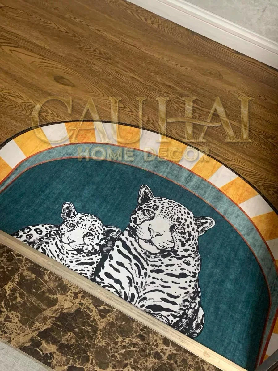 Thảm Cửa 60X90 - Panthère De Cirque-THẢM CỬA-CẬU HAI HOME DECOR