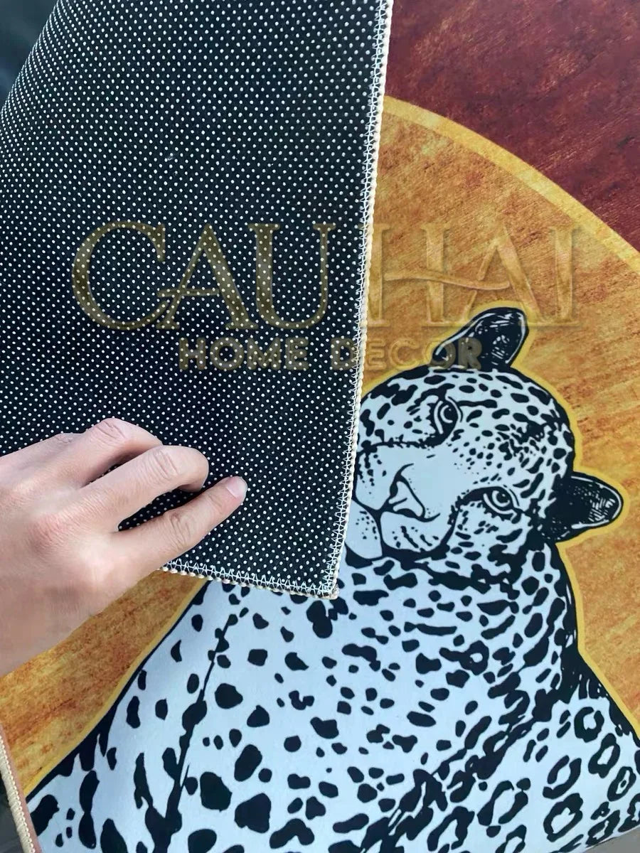 Thảm Cửa 60X90 - Panthère De Cirque-THẢM CỬA-CẬU HAI HOME DECOR