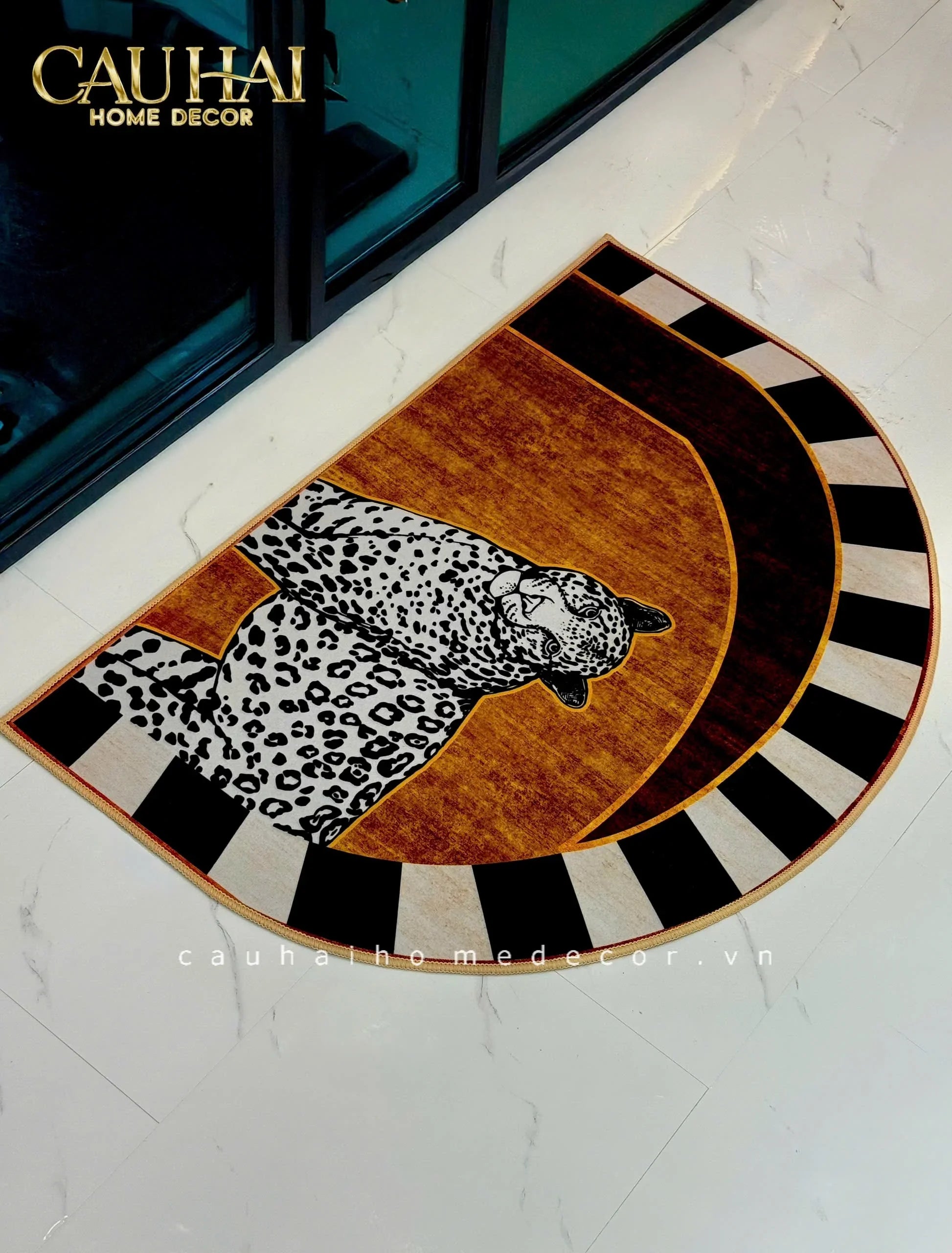 Thảm Cửa 60X90 - Panthère De Cirque-THẢM CỬA-CẬU HAI HOME DECOR