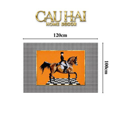 Thảm Cửa Da 100X120 - Hound Ob Horseman-THẢM CỬA-CẬU HAI HOME DECOR
