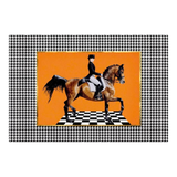 Thảm Cửa Da 100X120 - Hound Ob Horseman