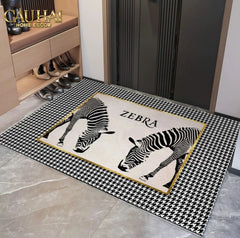 Thảm Cửa Da 100X120 - Hound Zebra-THẢM CỬA-CẬU HAI HOME DECOR