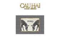 Thảm Cửa Da 100X120 - Hound Zebra-THẢM CỬA-CẬU HAI HOME DECOR