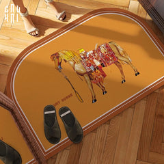 Thảm Cửa Da 50X80 - Mon Petit Cheval Door Mat-THẢM CỬA-CẬU HAI HOME DECOR
