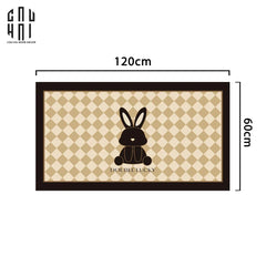 Thảm Cửa Da 60X120 Golden Bunny - Rectangle-CẬU HAI HOME DECOR
