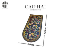 Thảm Cửa Da 60X120 Le Nuit Jardin-THẢM CỬA-CẬU HAI HOME DECOR