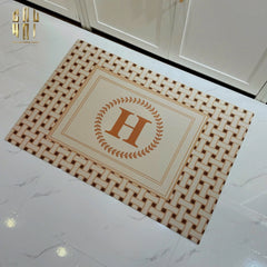 Thảm Cửa Da 60X90 - Iconic Beige Helios Door Mat-THẢM CỬA-CẬU HAI HOME DECOR