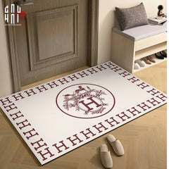 Thảm Cửa Da 60X90 - Iconic White Helios Door Mat-THẢM CỬA-CẬU HAI HOME DECOR