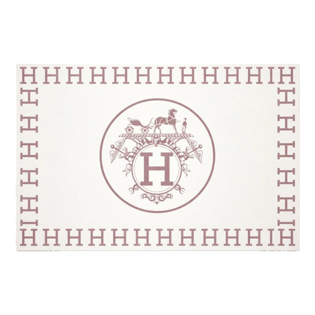 Thảm Cửa Da 60X90 - Iconic White Helios Door Mat-THẢM CỬA-Đối tác tại Trung Quốc theo từng đơn đặt hàng-CẬU HAI HOME DECOR
