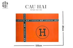Thảm Cửa Da 80X120 - Ribbon Helios-THẢM CỬA-CẬU HAI HOME DECOR
