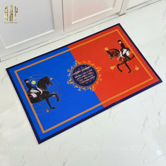 Thảm Cửa Da Cao Cấp 50X80 - OB Dou Polo Horseman-THẢM CỬA-CẬU HAI HOME DECOR