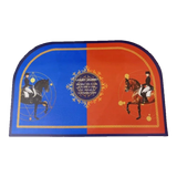 Thảm Cửa Da Cao Cấp -  Water & Oil Repellent 50X80 - Oval OB Duo Polo Horseman