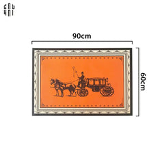 Thảm Cửa Da - Door Mat - 60X90 Ultra Luxury Chariot-THẢM CỬA-CẬU HAI HOME DECOR