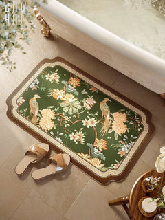 Thảm Cửa Micro Nappa Gen 8 50X80 - Vert Hydrangea Jardin Premium Door Mat-THẢM CỬA-CẬU HAI HOME DECOR