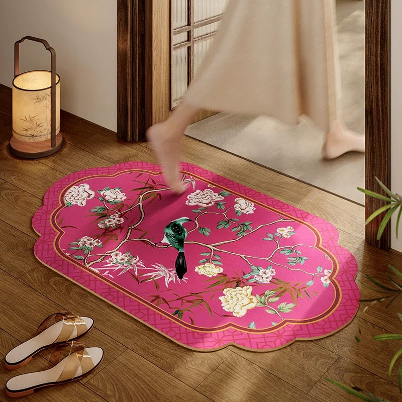 Thảm Cửa Micro-Nappa Gen8 50x80 Fuchsia Pink Jardin Royale-CẬU HAI HOME DECOR