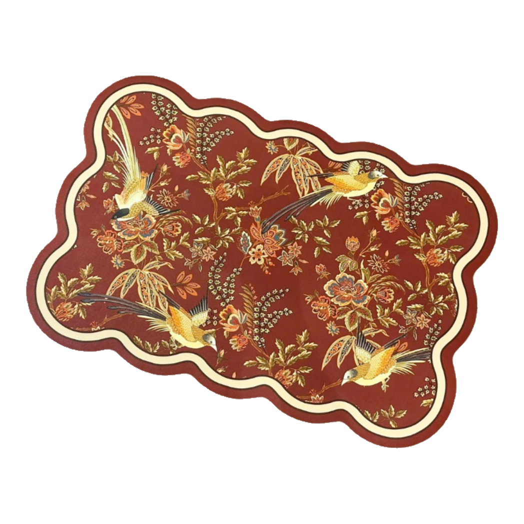 Thảm Cửa Thảm Bathroom Da Micro-Nappa Gen8 60X90 - Phoenix Dynasty Ruby Jardin - Da Thấm Hút
