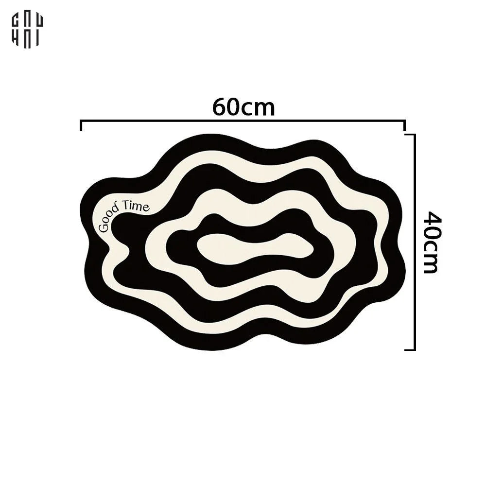 Thảm Cửa Microfiber 40X60 Doodle Cave-THẢM CỬA-Đối tác tại Trung Quốc theo từng đơn đặt hàng-CẬU HAI HOME DECOR